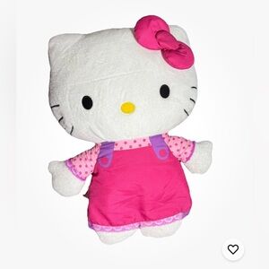 Hello Kitty Plush in Pink Dress with Bow